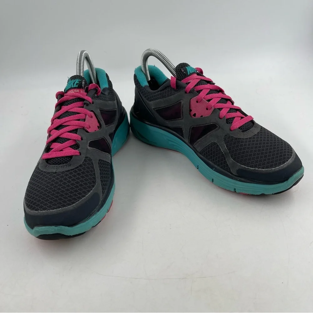 🥾 Nike Lunarglide 3 Grey Pink Running Shoes - Size 7.5 Women’s